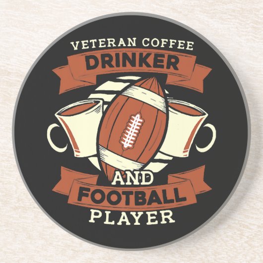 Fußball-Kaffee Getränkeuntersetzer (Vorne)