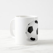 Fußball Kaffeetasse (Vorderseite Links)