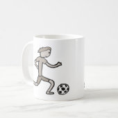 Fußball Kaffeetasse (Vorderseite Links)