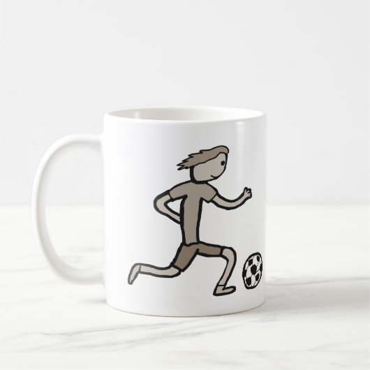 Fußball Kaffeetasse (Links)