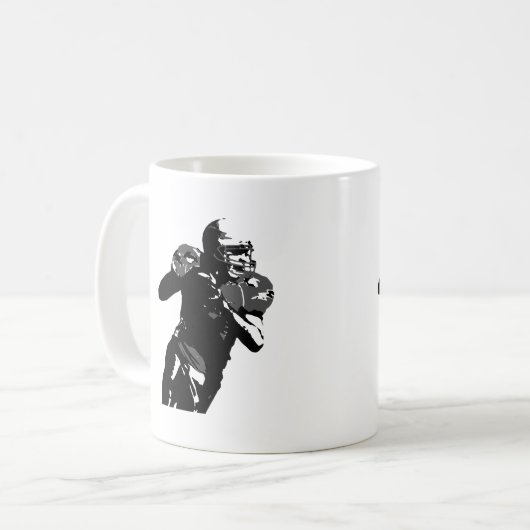 Fußball Kaffeetasse (Vorderseite Links)
