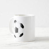 Fußball Kaffeetasse (Vorderseite Links)