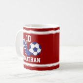 Fußball Kaffeetasse (Vorderseite Links)