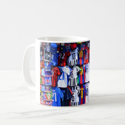 Fußball Kaffeetasse (Vorderseite Links)