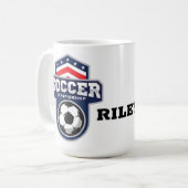 Fußball-Kaffeetasse Kaffeetasse (Vorderseite Links)