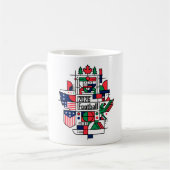 Fußball-Kalender 2026 USA, Kanada, Mexiko Kaffeetasse (Links)