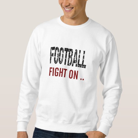Fußball-Kampf gegen Sweatshirt (Vorderseite)