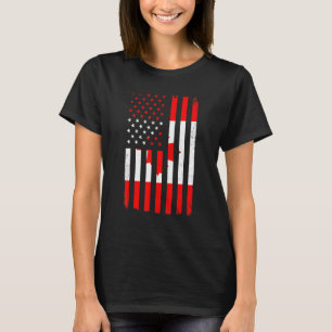 Fußball Kanada kanadische Flagge Fußball-Sport T-Shirt