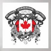 Fußball Kanada Poster (Vorne)