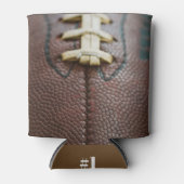 Fußball kann sich mit anpassbarem Text abkühlen Dosenkühler (Vorderseite)