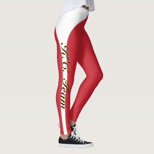 Fußball - Kansas City - fertigen Sie ihn - Yoga Leggings (Rechts)
