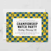 Fußball-Karo-Meisterschaft Game Watch Party
