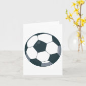 Fußball  karte (Gelbe Blume)