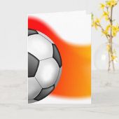 Fußball Karte (Gelbe Blume)