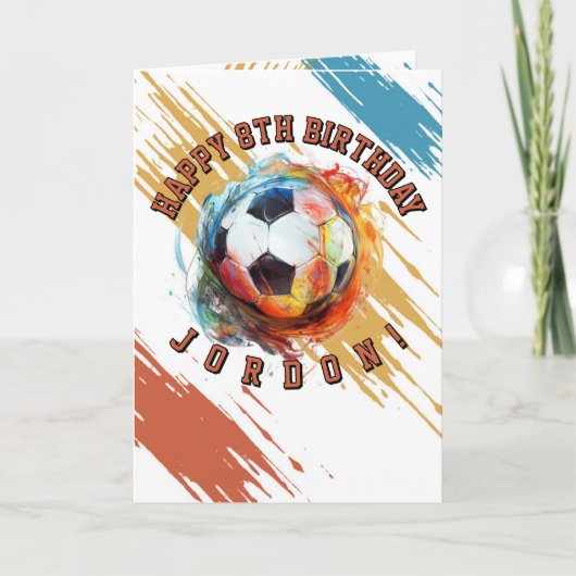 Fußball karte (Vorderseite)