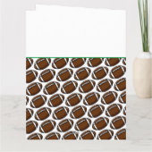 Fußball-Karte Danke Coach Sie Rock Karte (Rückseite)