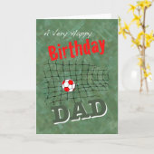 Fußball-Karte für Vater Karte (Gelbe Blume)