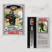 Fußball-Karte Visitenkarte (Vorne/Hinten)