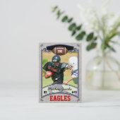 Fußball-Karte Visitenkarte (Stehend Vorderseite)