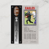 Fußball-Karte Visitenkarte (Rückseite)