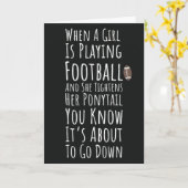 Fußball-Karten für Mädchen fallen Herbst Kinder Sp Karte (Gelbe Blume)