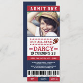 Fußball-Karten-Geburtstag lädt ein Einladung (Vorne/Hinten)