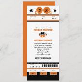 Fußball-Karten-Hochzeits-Einladung Einladung (Vorne/Hinten)