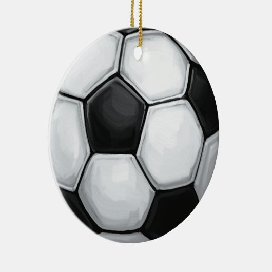 Fußball Keramik Ornament (Rechts)