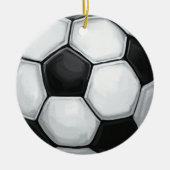 Fußball Keramik Ornament (Vorne)