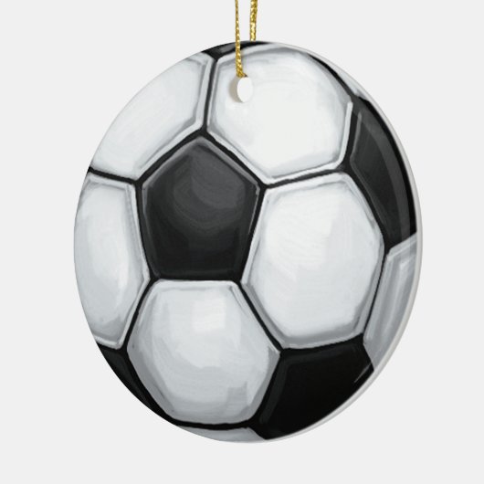 Fußball Keramik Ornament (Links)