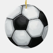Fußball Keramik Ornament (Hinten)