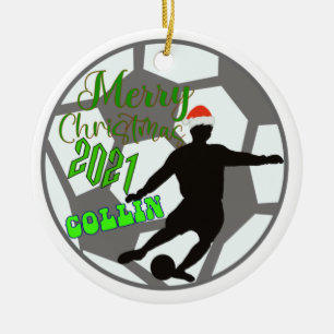 Fußball keramik ornament