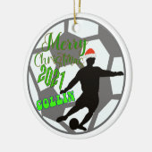 Fußball Keramik Ornament (Links)