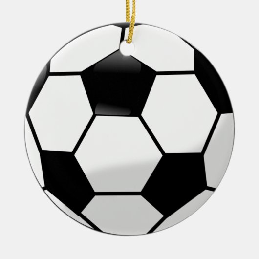 Fußball Keramik Ornament (Vorne)