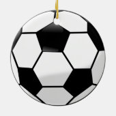 Fußball Keramik Ornament (Hinten)