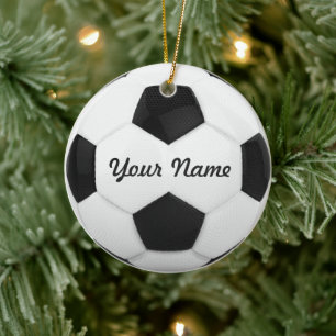 Fußball Keramik Ornament