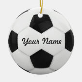 Fußball Keramik Ornament (Vorne)