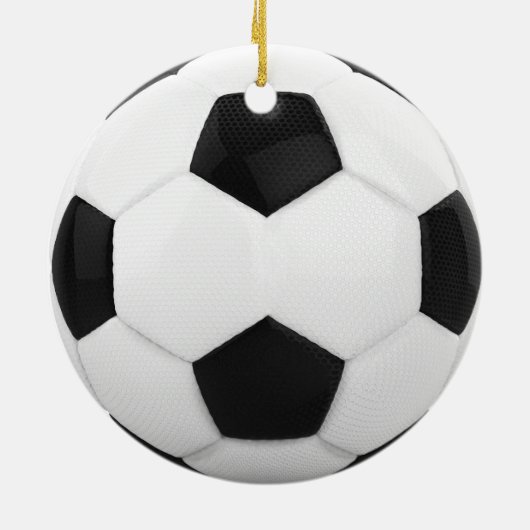 Fußball Keramik Ornament (Hinten)