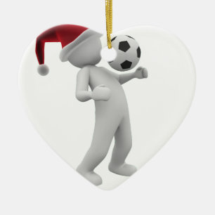 Fußball Keramik Ornament
