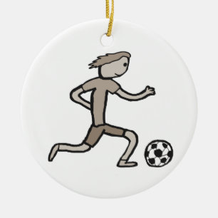 Fußball Keramik Ornament