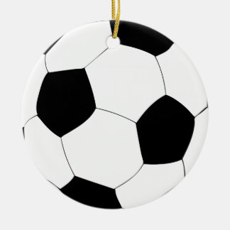 Fußball Keramik Ornament