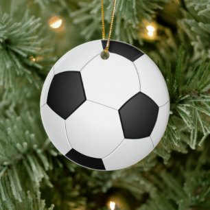 Fußball Keramik Ornament