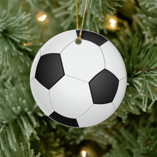 Fußball Keramik Ornament (Baum)