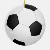 Fußball Keramik Ornament (Hinten)