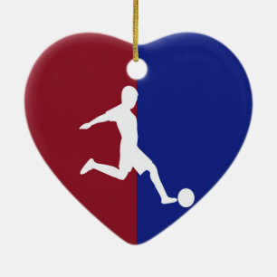 Fußball Keramik Ornament