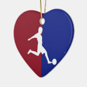 Fußball Keramik Ornament (Links)