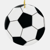 Fußball Keramik Ornament (Hinten)