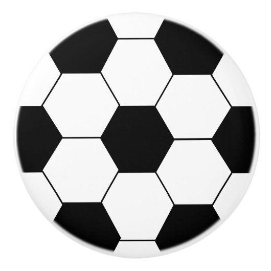 Fußball Keramikknauf (Vorderseite)