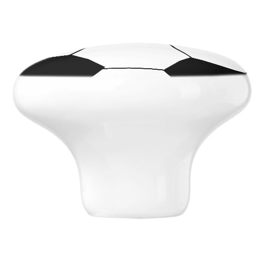 Fußball Keramikknauf (Seitenansicht)