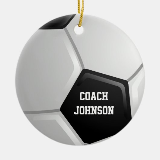 Fußball Keramikornament (Vorne)
